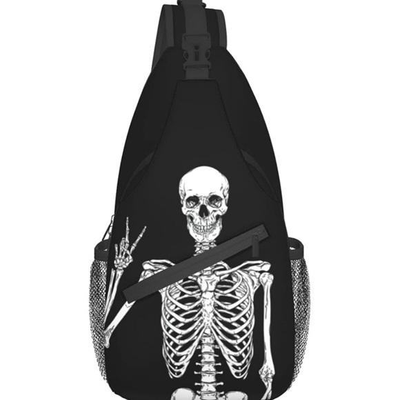 Skull Unisex Chest Bags Crossbody Sling Backpack main image 6